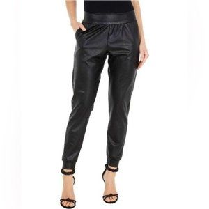 Commando Faux Leather Joggers